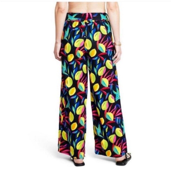 NWT Tabitha Brown palazzo fruit print pants 👖Sz S - Picture 2 of 3